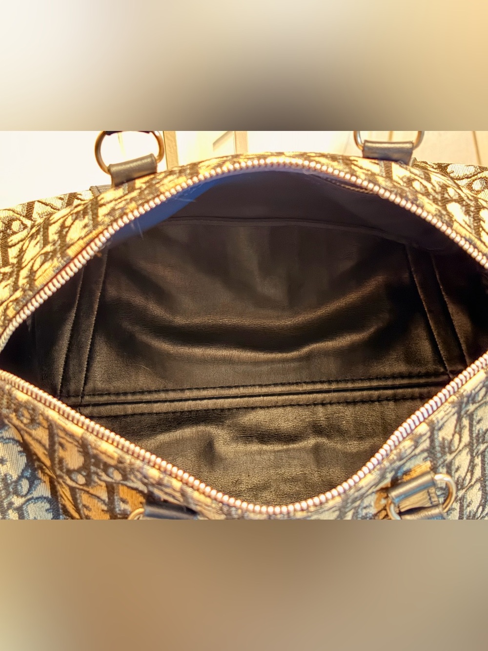 Christian Dior Diorissimo Boston Trotter Bag with Authentic Lock & Key (w/ COA) - Picture 11 of 15